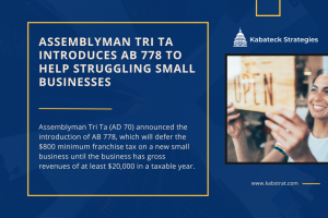 Assemblyman Tri Ta introduces AB 778 to help struggling small businesses
